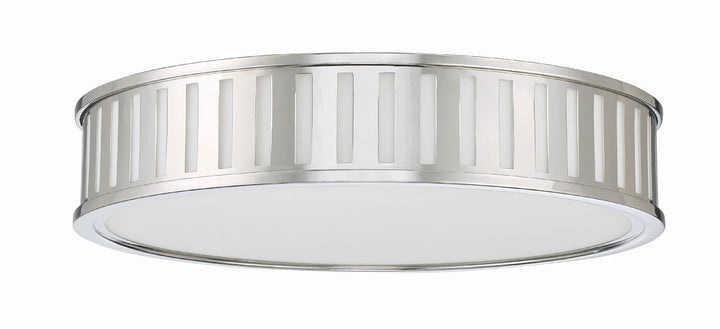 Crystorama Crystorama Kendal 4 Light Polished Nickel Flush Mount