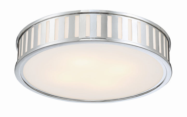 Crystorama Crystorama Kendal 4 Light Polished Nickel Flush Mount