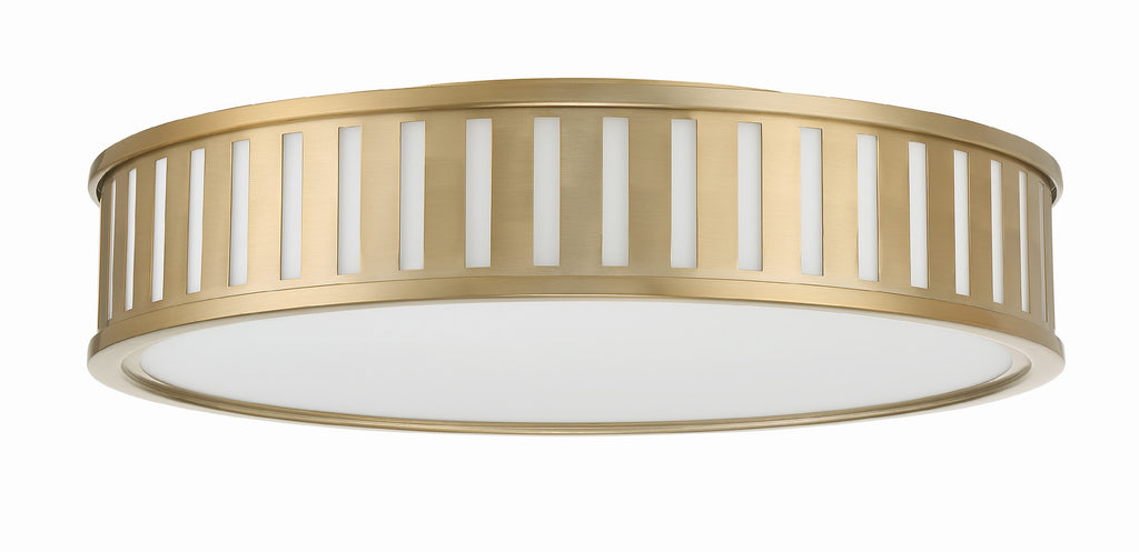 Crystorama Crystorama Kendal 4 Light Vibrant Gold Flush Mount