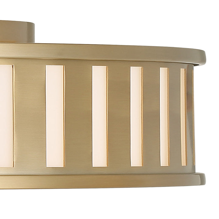 Crystorama Crystorama Kendal 4 Light Vibrant Gold Flush Mount