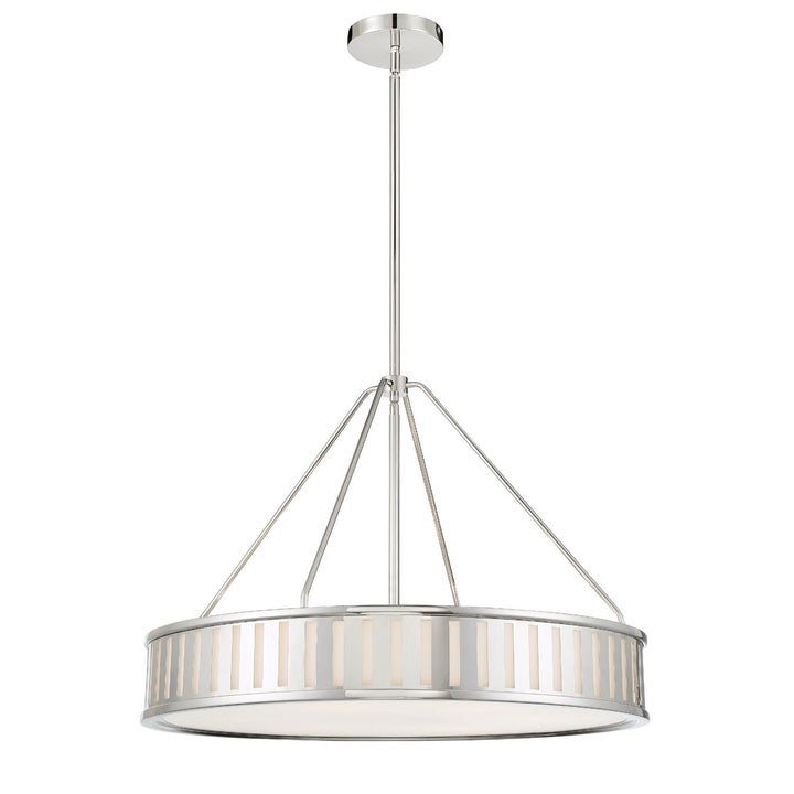 Kendal 6 Light Polished Nickel Chandelier Crystorama