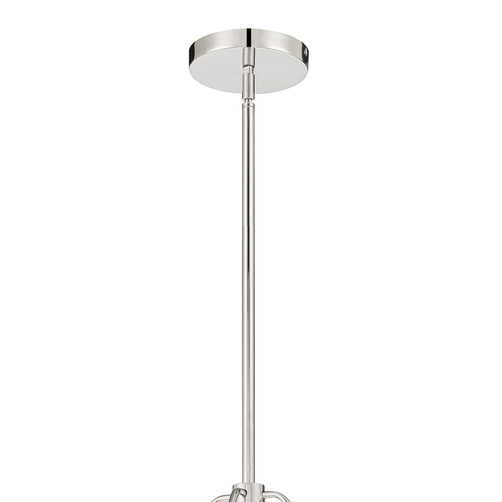 Kendal 6 Light Polished Nickel Chandelier Crystorama