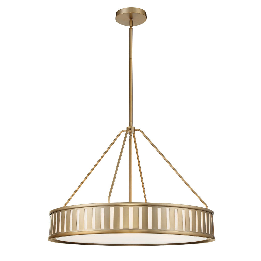 Kendal 6 Light Vibrant Gold Chandelier Crystorama