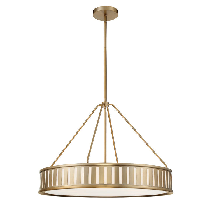 Kendal 6 Light Vibrant Gold Chandelier Crystorama