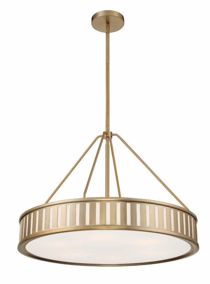 Kendal 6 Light Vibrant Gold Chandelier Crystorama