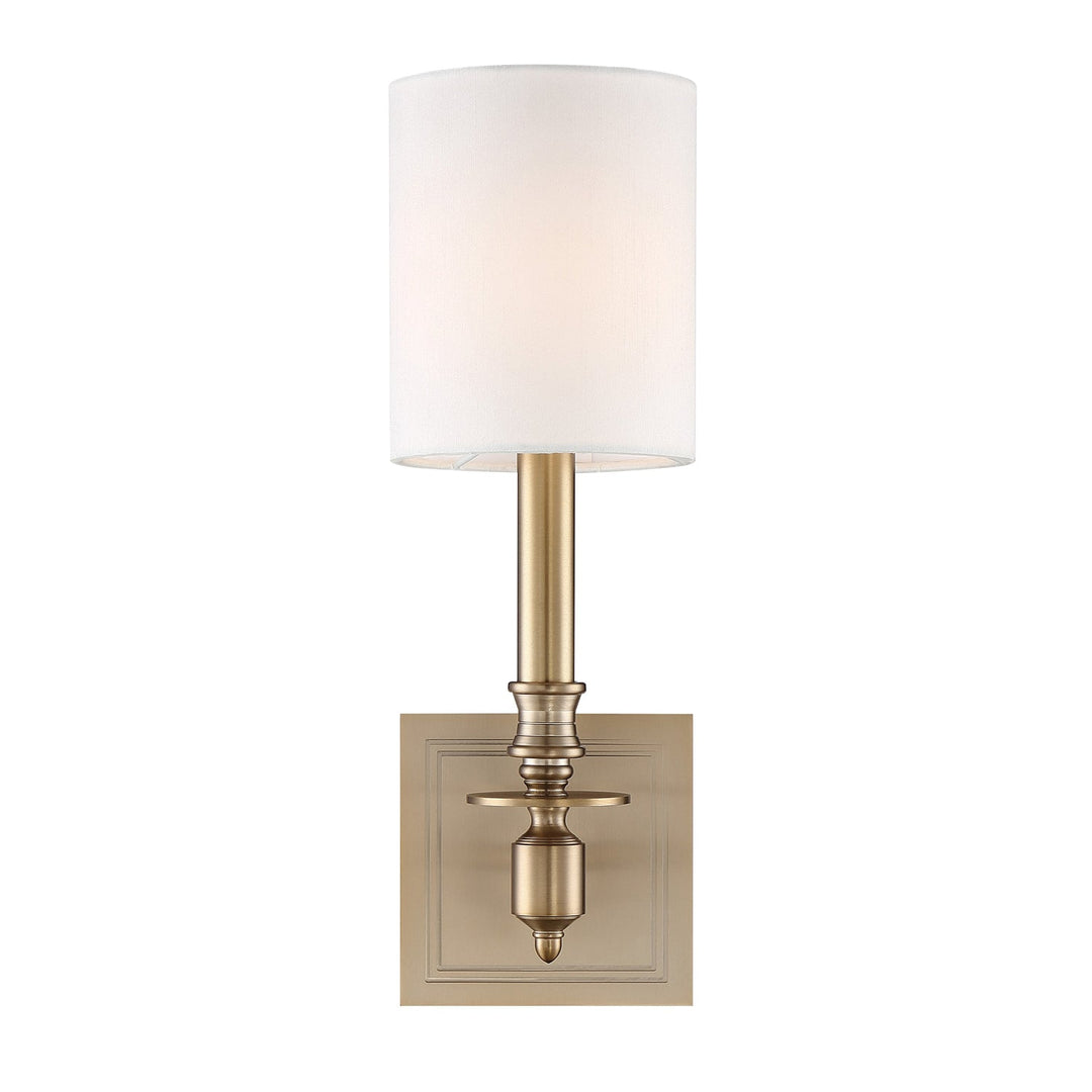 Lloyd 1 Light Aged Brass Sconce Crystorama