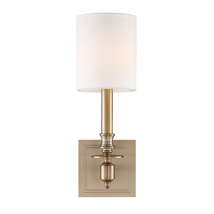 Lloyd 1 Light Aged Brass Sconce Crystorama