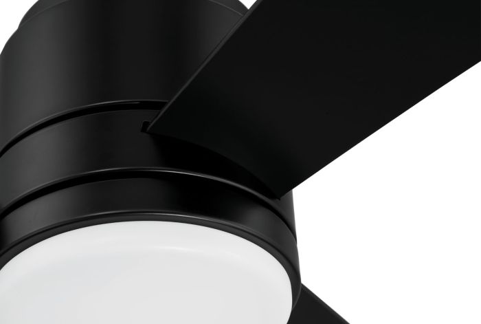 ##Antique Hardware## 42" McCoy 3-Blade in Flat Black w/ Flat Black Blades