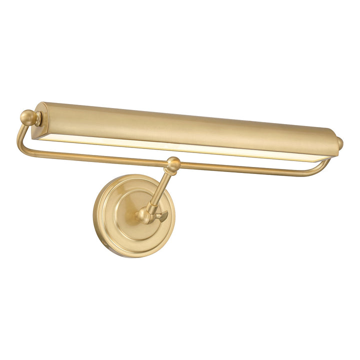 Miller Integrated LED Aged Brass Sconce Crystorama