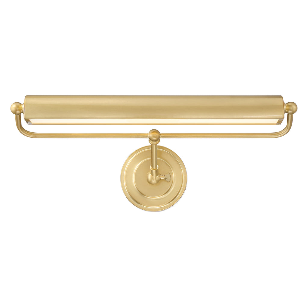 Miller Integrated LED Aged Brass Sconce Crystorama