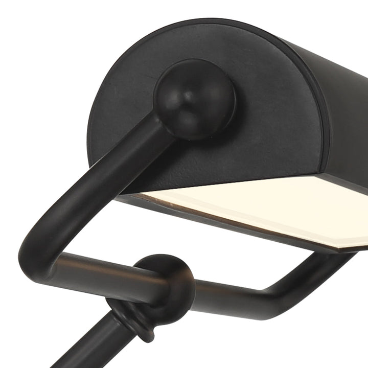 Miller Integrated LED Matte Black Sconce Crystorama