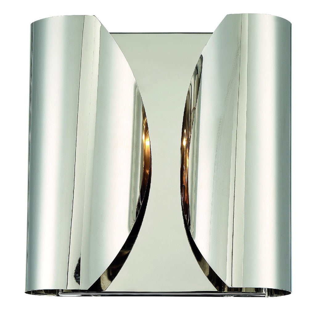 Monique 2 Light Polished Nickel Sconce Crystorama