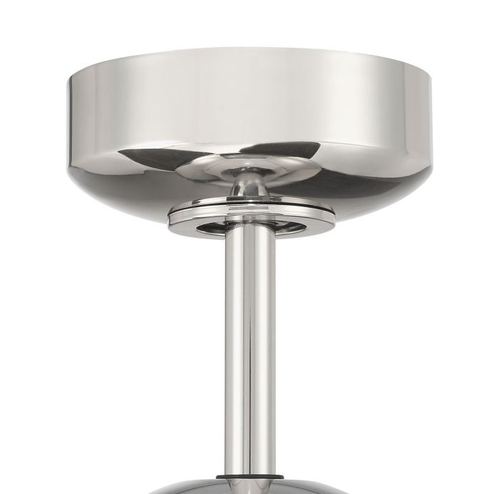 Antique Hardware 52" Nate in Polished Nickel Finish, Greywood Blades, Light kit included (Optional), WiFi Control Ceiling Fan