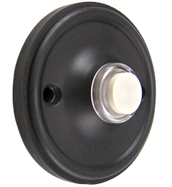 Solid Brass Traditional Style Doorbell (Several Finishes Available) COPPER MOUNTAIN HARDWARE