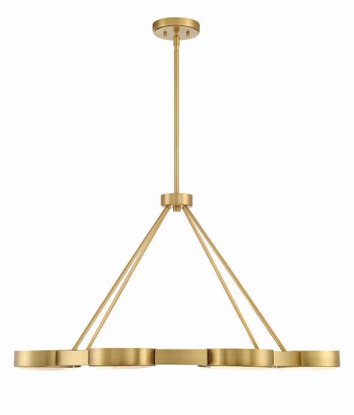 Orson 8 Light Modern Gold Chandelier Crystorama