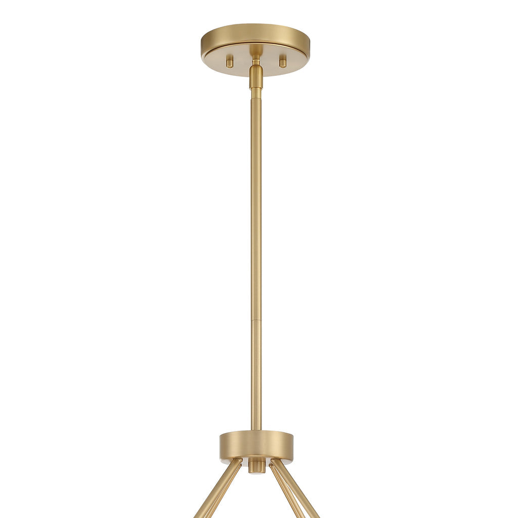 Orson 8 Light Modern Gold Chandelier Crystorama