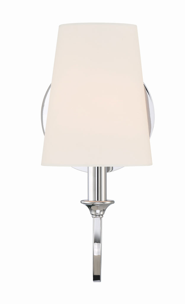 Payton 1 Light Polished Chrome Sconce Crystorama