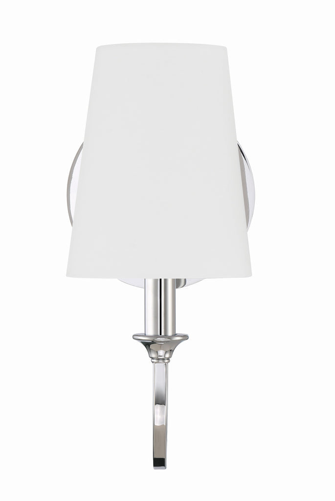 Payton 1 Light Polished Chrome Sconce Crystorama