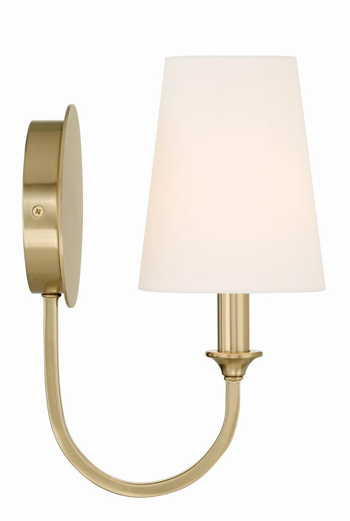 Payton 1 Light Vibrant Gold Sconce Crystorama