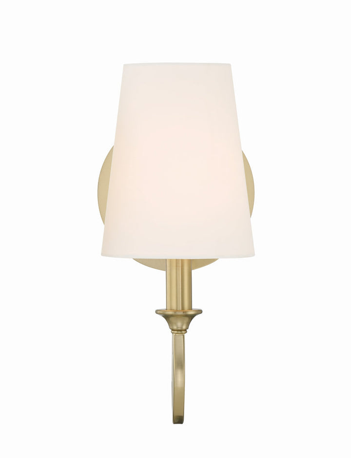 Payton 1 Light Vibrant Gold Sconce Crystorama