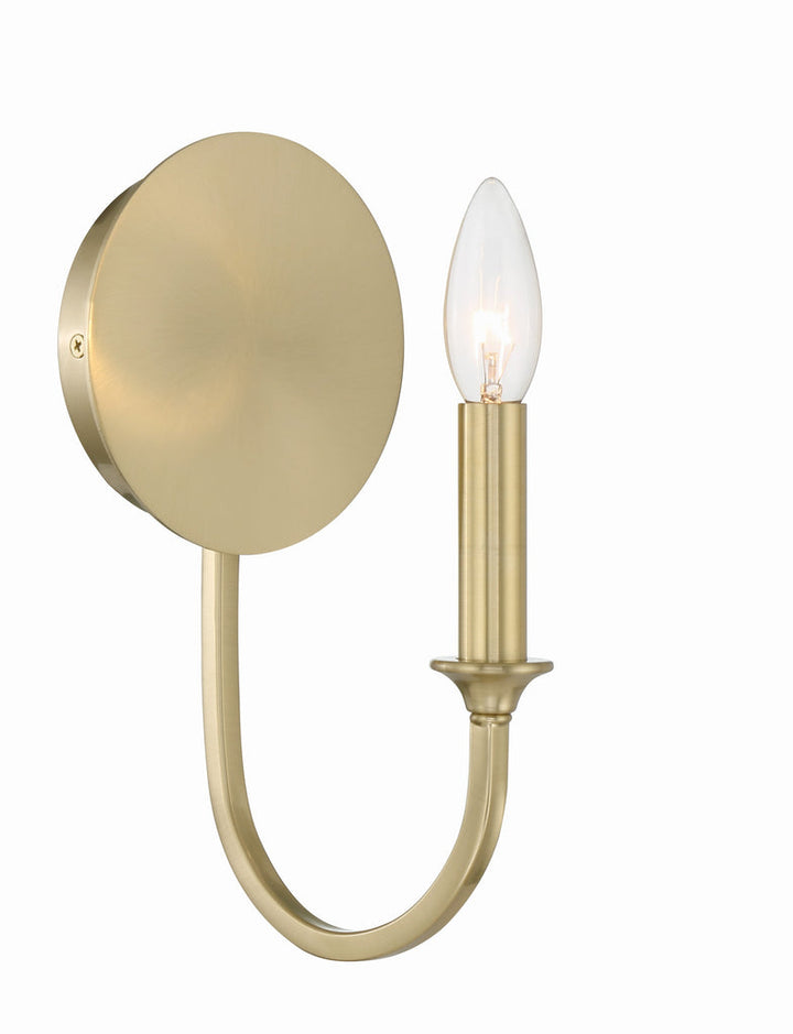 Payton 1 Light Vibrant Gold Sconce Crystorama