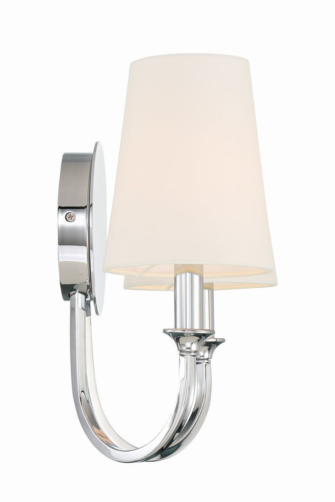 Payton 2 Light Polished Chrome Sconce Crystorama