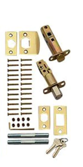  Quaker Style Single-Door Deadbolt Entryway Set (Several Finish Options)