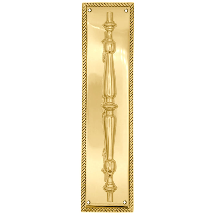 11 1/2 Inch Georgian Roped Style Door Pull (Several Finishes Available)