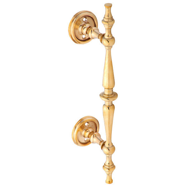 ##Antique Hardware## 9 1/2 Inch Overall (6 Inch C-C) Solid Brass Plain Style Handle (Several Finishes Available)