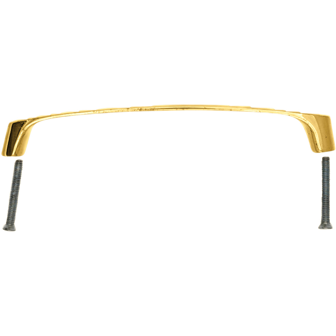 5 1/2 Inch Overall (5 Inch c-c) Traditional Solid Brass Pull