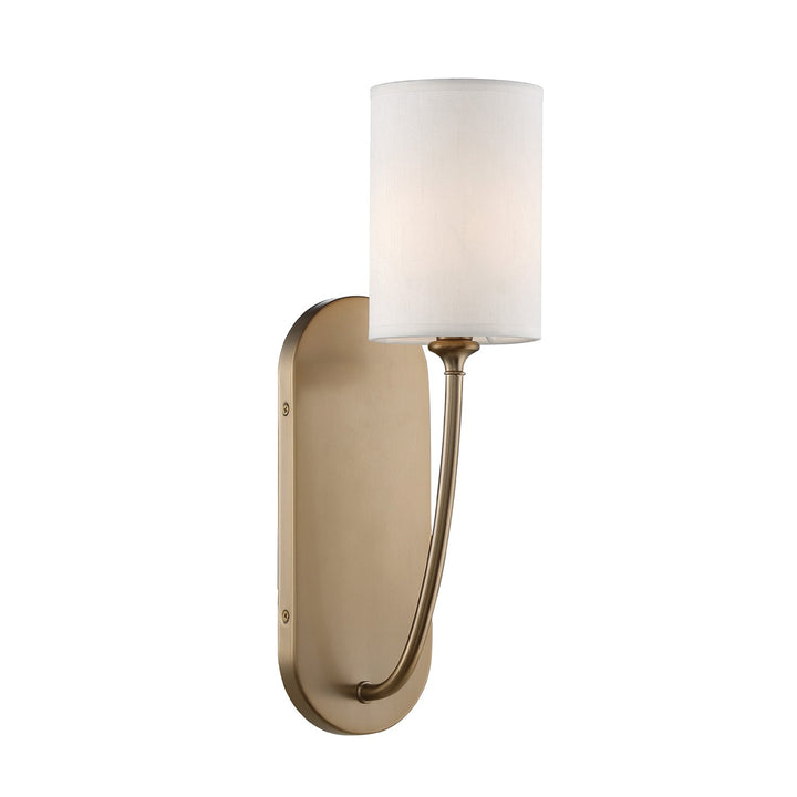 Preston 1 Light Vibrant Gold Sconce Crystorama