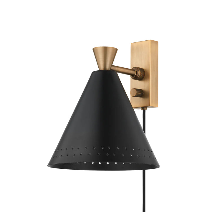 Marvin Plug-In Sconce Troy Lighting