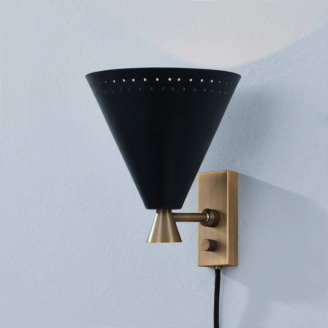 Marvin Plug-In Sconce Troy Lighting