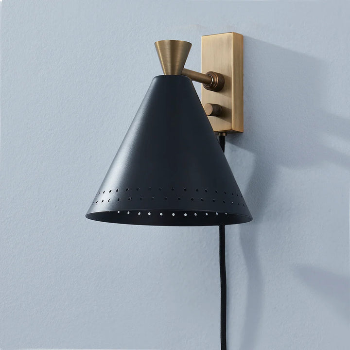 Marvin Plug-In Sconce Troy Lighting