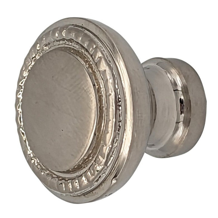 1 1/4 Inch Solid Brass Beaded Round Cabinet & Furniture Knob COPPER MOUNTAIN HARDWARE