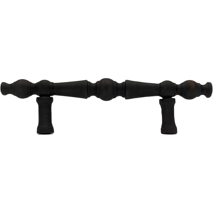 5 Inch Overall (3 Inch c-c) Solid Brass Victorian Pull COPPER MOUNTAIN HARDWARE
