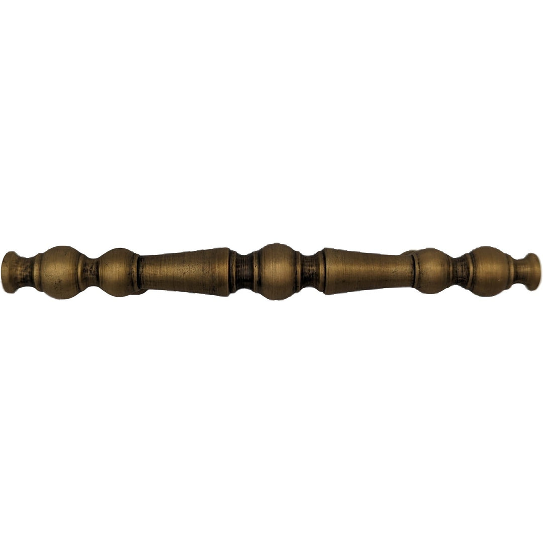 5 Inch Overall (3 Inch c-c) Solid Brass Victorian Pull COPPER MOUNTAIN HARDWARE