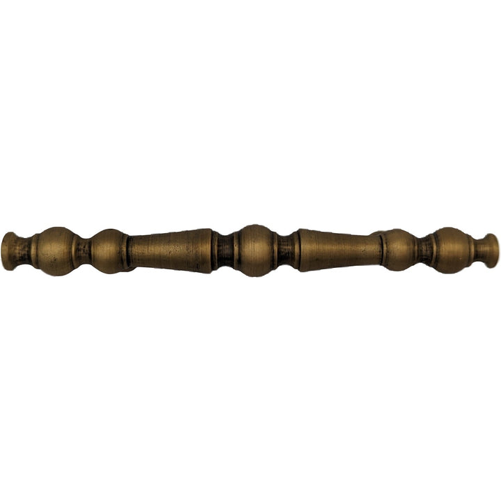 5 Inch Overall (3 Inch c-c) Solid Brass Victorian Pull COPPER MOUNTAIN HARDWARE