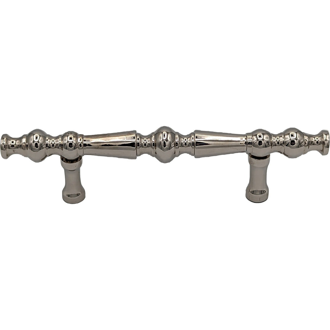 5 Inch Overall (3 Inch c-c) Solid Brass Victorian Pull COPPER MOUNTAIN HARDWARE
