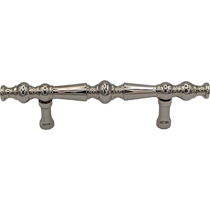 5 Inch Overall (3 Inch c-c) Solid Brass Victorian Pull COPPER MOUNTAIN HARDWARE