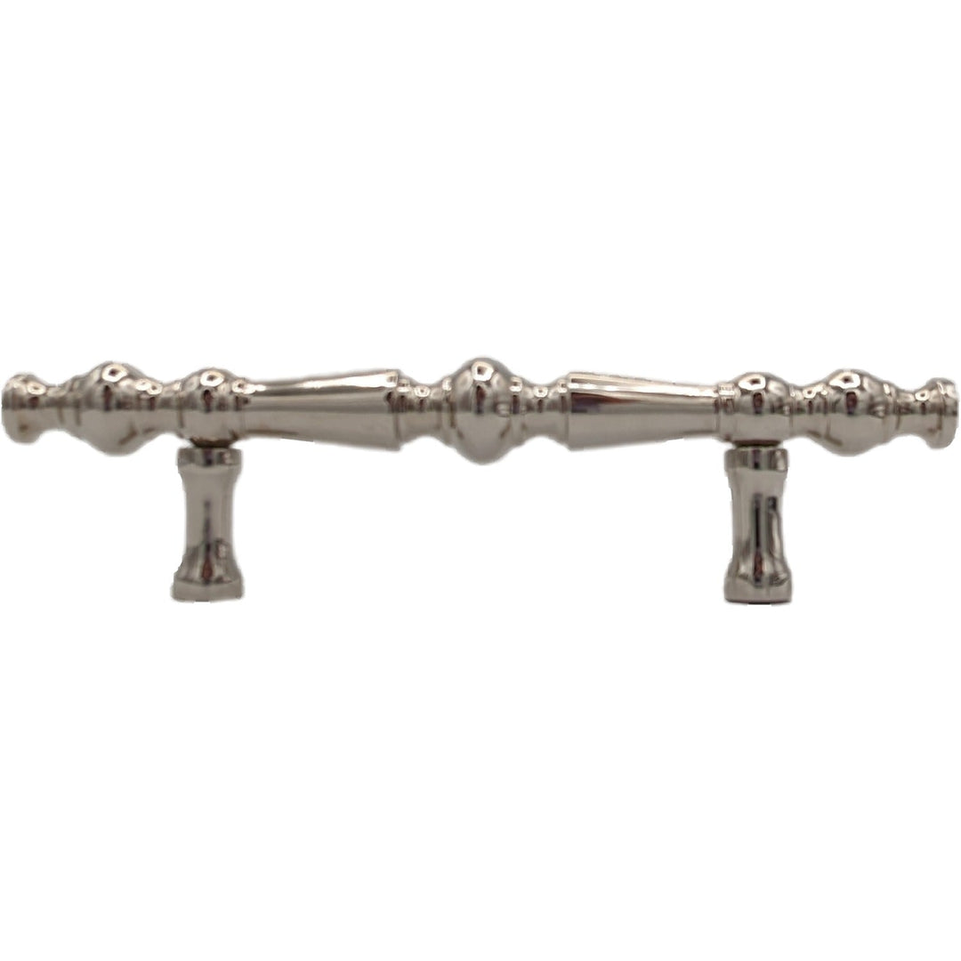 5 Inch Overall (3 Inch c-c) Solid Brass Victorian Pull COPPER MOUNTAIN HARDWARE
