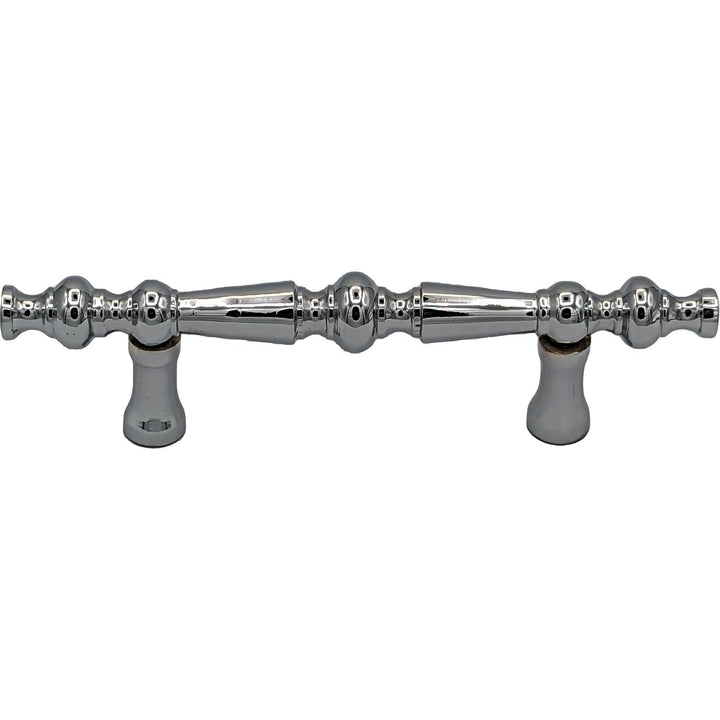 5 Inch Overall (3 Inch c-c) Solid Brass Victorian Pull COPPER MOUNTAIN HARDWARE