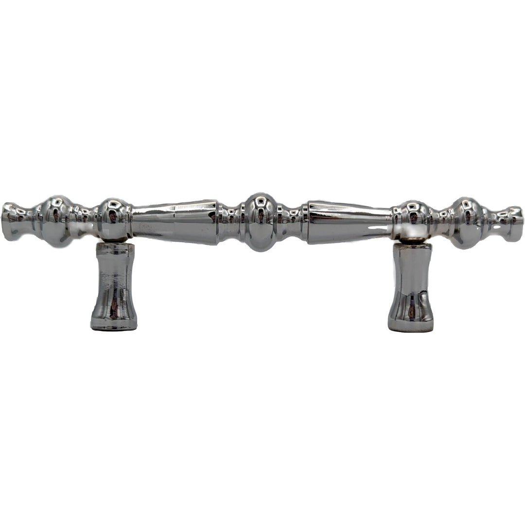 5 Inch Overall (3 Inch c-c) Solid Brass Victorian Pull COPPER MOUNTAIN HARDWARE