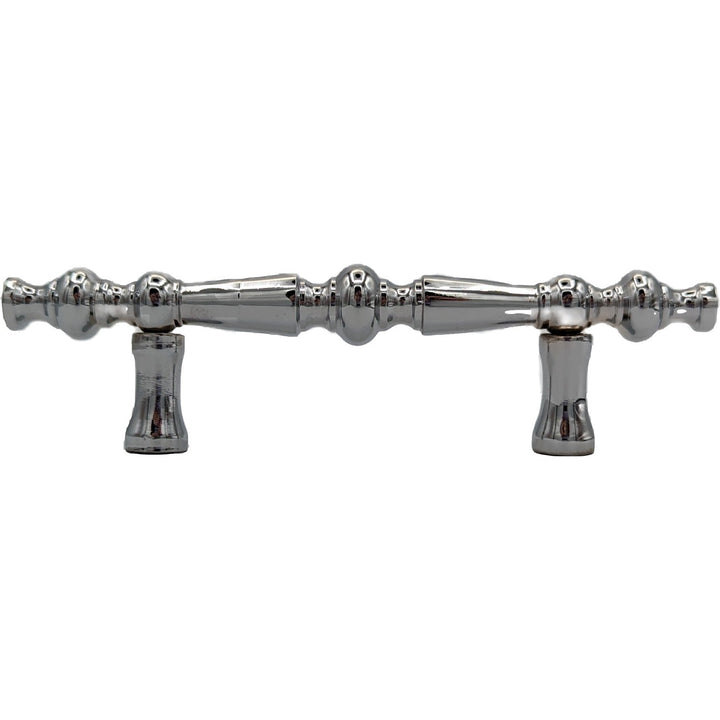5 Inch Overall (3 Inch c-c) Solid Brass Victorian Pull COPPER MOUNTAIN HARDWARE