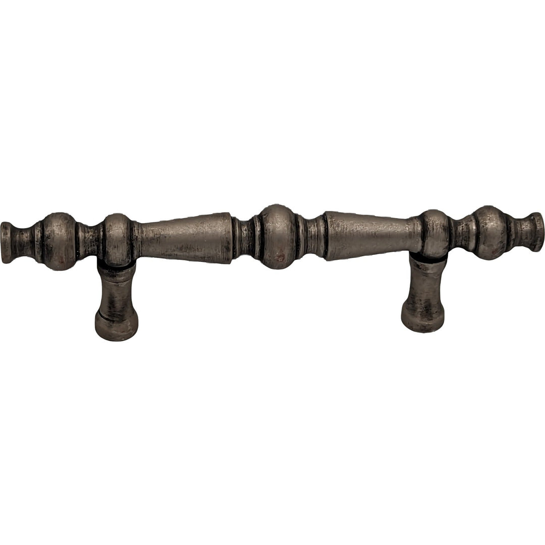 5 Inch Overall (3 Inch c-c) Solid Brass Victorian Pull COPPER MOUNTAIN HARDWARE