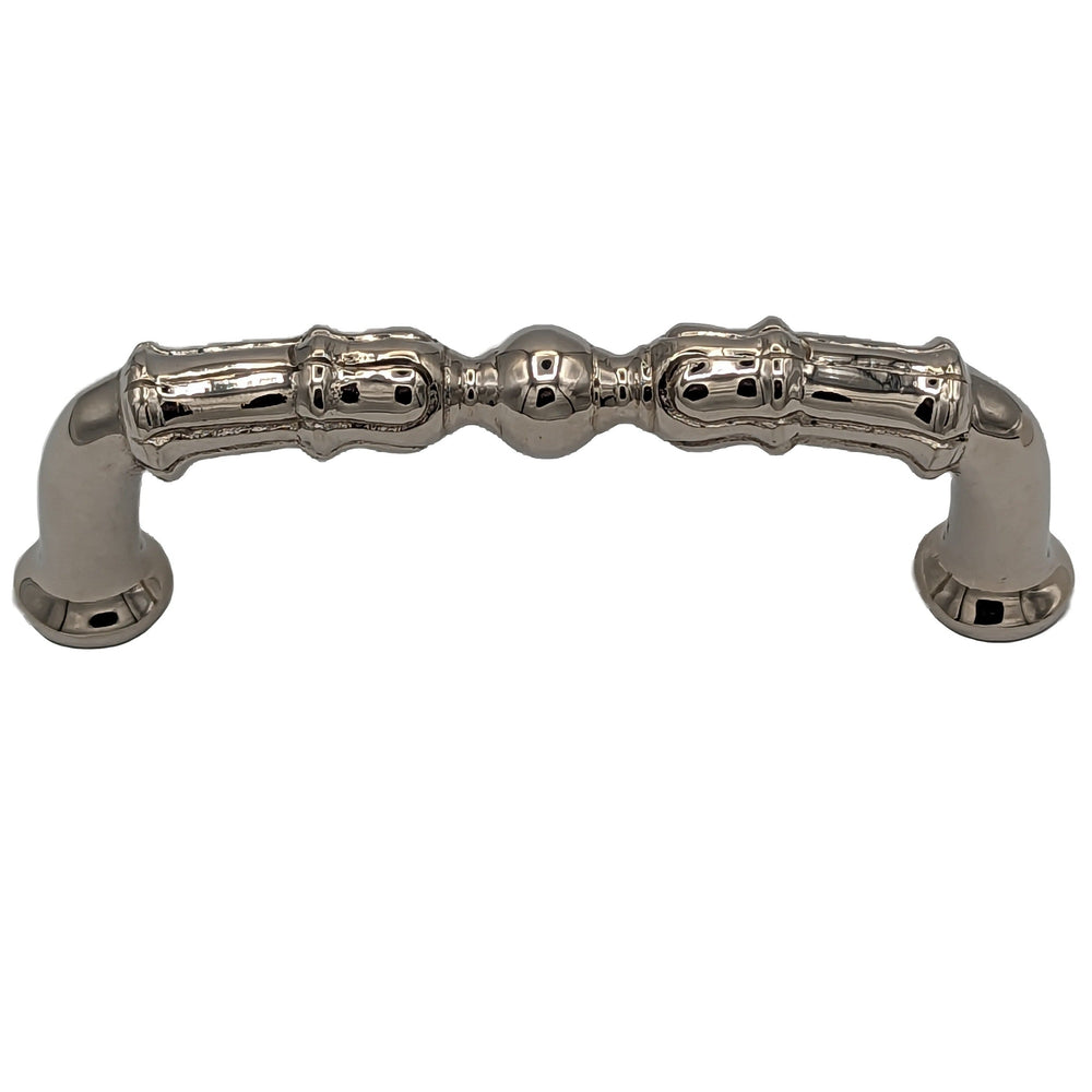5 Inch Overall (4 1/3 Inch c-c)  Solid Brass Victorian Style Pull COPPER MOUNTAIN HARDWARE