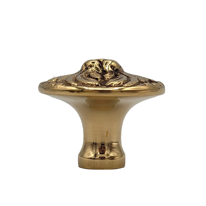 1 1/4 Inch Solid Brass Victorian Rococo Cabinet and Furniture Knob (Several Finishes Available) COPPER MOUNTAIN HARDWARE