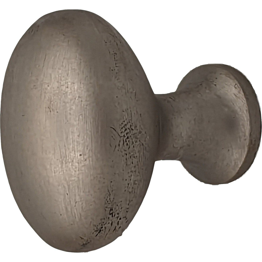 COPPER MOUNTAIN HARDWARE Solid Brass Traditional Egg Shaped Cabinet & Furniture Knob