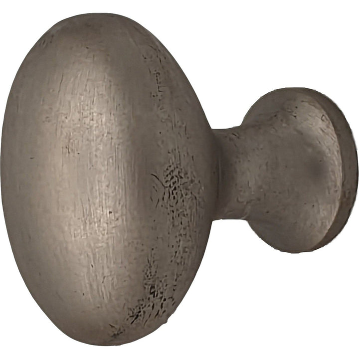 COPPER MOUNTAIN HARDWARE Solid Brass Traditional Egg Shaped Cabinet & Furniture Knob
