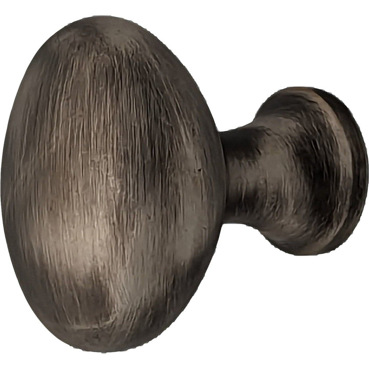 COPPER MOUNTAIN HARDWARE Solid Brass Traditional Egg Shaped Cabinet & Furniture Knob